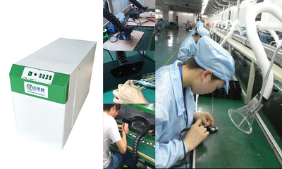 抽除車(chē)間烙鐵焊錫煙塵臭味不耗材煙霧凈化器